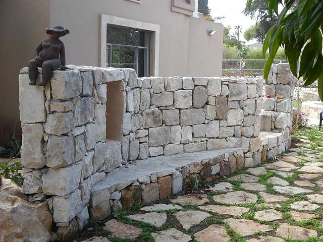 גדר מאבן מקומית- תכנון וביצוע בועז דרומי